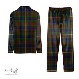 ScotsTee Shop Scottish Fraser Hunting 1 Tartan Pajama Satin Velvet Flannel Pajama Set