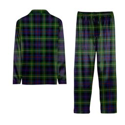 ScotsTee Shop Scottish Farquharson Tartan Pajama Satin Velvet Flannel Pajama Set