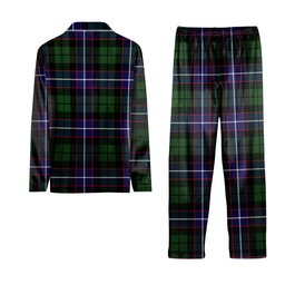 ScotsTee Shop Scottish Galbraith Modern Tartan Pajama Satin Velvet Flannel Pajama Set