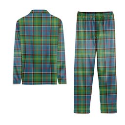 ScotsTee Shop Scottish Dalrymple SC Tartan Pajama Satin Velvet Flannel Pajama Set