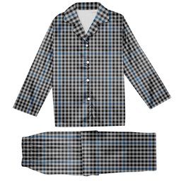 ScotsTee Shop Scottish Gladstanes Tartan Pajama Satin Velvet Flannel Pajama Set