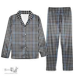 ScotsTee Shop Scottish Gladstanes Tartan Pajama Satin Velvet Flannel Pajama Set