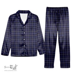 ScotsTee Shop Scottish Fleming Tartan Pajama Satin Velvet Flannel Pajama Set