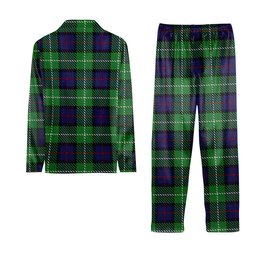 ScotsTee Shop Scottish Davidson of Tulloch Tartan Pajama Satin Velvet Flannel Pajama Set