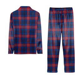 ScotsTee Shop Scottish Dundee University Tartan Pajama Satin Velvet Flannel Pajama Set