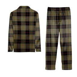ScotsTee Shop Scottish Dunlop Hunting Tartan Pajama Satin Velvet Flannel Pajama Set