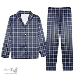 ScotsTee Shop Scottish Earl of St. Andrews Dress Tartan Pajama Satin Velvet Flannel Pajama Set