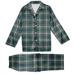 ScotsTee Shop Scottish Davidson of Tulloch Dress Ancient Tartan Pajama Satin Velvet Flannel Pajama Set
