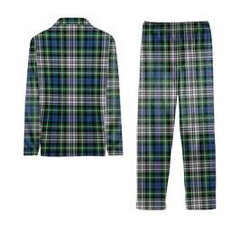 ScotsTee Shop Scottish Davidson of Tulloch Dress Ancient Tartan Pajama Satin Velvet Flannel Pajama Set