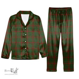 ScotsTee Shop Scottish Fulton Tartan Pajama Satin Velvet Flannel Pajama Set