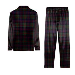ScotsTee Shop Scottish Donald of Clan Ranald Tartan Pajama Satin Velvet Flannel Pajama Set