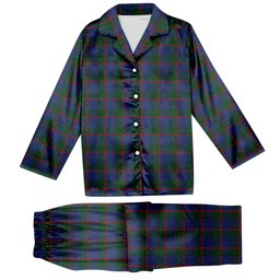ScotsTee Shop Scottish Ferguson 1819 Tartan Pajama Satin Velvet Flannel Pajama Set