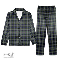 ScotsTee Shop Scottish Davidson of Tulloch Dress Tartan Pajama Satin Velvet Flannel Pajama Set