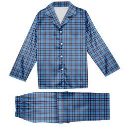 ScotsTee Shop Scottish Elliot Ancient Tartan Pajama Satin Velvet Flannel Pajama Set