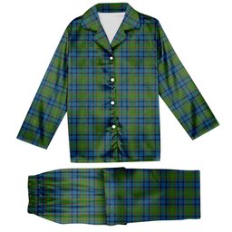 ScotsTee Shop Scottish Gillies 2 Tartan Pajama Satin Velvet Flannel Pajama Set