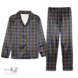 ScotsTee Shop Scottish Gayre Hunting Tartan Pajama Satin Velvet Flannel Pajama Set