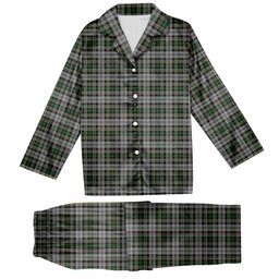 ScotsTee Shop Scottish Dalgliesh Dress Tartan Pajama Satin Velvet Flannel Pajama Set