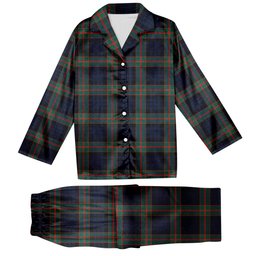 ScotsTee Shop Scottish Fletcher of Dunans Modern Tartan Pajama Satin Velvet Flannel Pajama Set