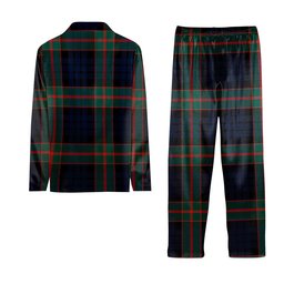 ScotsTee Shop Scottish Fletcher of Dunans Modern Tartan Pajama Satin Velvet Flannel Pajama Set