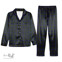 ScotsTee Shop Scottish Fletcher Tartan Pajama Satin Velvet Flannel Pajama Set