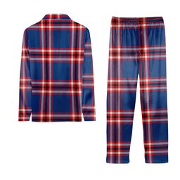 ScotsTee Shop Scottish Laing of Archiestown Modern Tartan Pajama Satin Velvet Flannel Pajama Set