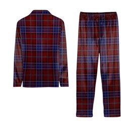 ScotsTee Shop Scottish Hudson Tartan Pajama Satin Velvet Flannel Pajama Set