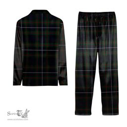 ScotsTee Shop Scottish Humphries Tartan Pajama Satin Velvet Flannel Pajama Set