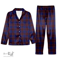 ScotsTee Shop Scottish Home Modern Tartan Pajama Satin Velvet Flannel Pajama Set