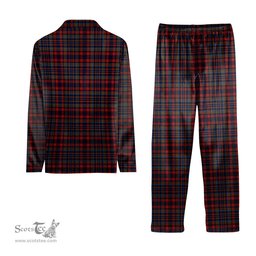 ScotsTee Shop Scottish Johnstons of Elgin Bicentennial Tartan Pajama Satin Velvet Flannel Pajama Set