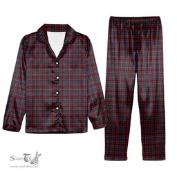 ScotsTee Shop Scottish Johnstons of Elgin Bicentennial Tartan Pajama Satin Velvet Flannel Pajama Set