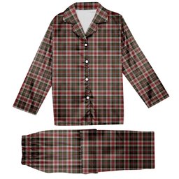 ScotsTee Shop Scottish Jacobite Dress 1 Tartan Pajama Satin Velvet Flannel Pajama Set