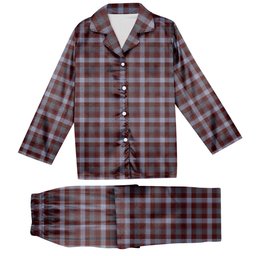 ScotsTee Shop Scottish Jardine of Castlemilk Modern Tartan Pajama Satin Velvet Flannel Pajama Set