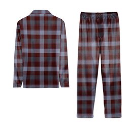 ScotsTee Shop Scottish Jardine of Castlemilk Modern Tartan Pajama Satin Velvet Flannel Pajama Set