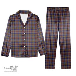 ScotsTee Shop Scottish Lysaght Tartan Pajama Satin Velvet Flannel Pajama Set
