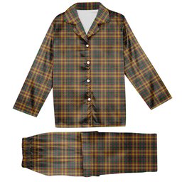 ScotsTee Shop Scottish Jacobite 1850 Tartan Pajama Satin Velvet Flannel Pajama Set