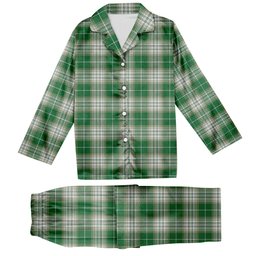ScotsTee Shop Scottish Kelso Ancient Clan Tartan Pajama Satin Velvet Flannel Pajama Set