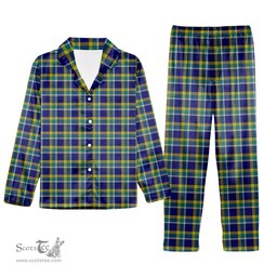 ScotsTee Shop Scottish Johnston Timothy Tartan Pajama Satin Velvet Flannel Pajama Set