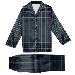 ScotsTee Shop Scottish Graham of Montrose Modern Tartan Pajama Satin Velvet Flannel Pajama Set