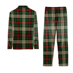 ScotsTee Shop Scottish Hohenzollern Staff Tartan Pajama Satin Velvet Flannel Pajama Set