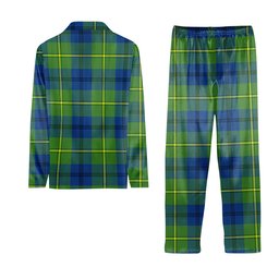 ScotsTee Shop Scottish Johnston Ancient Tartan Pajama Satin Velvet Flannel Pajama Set