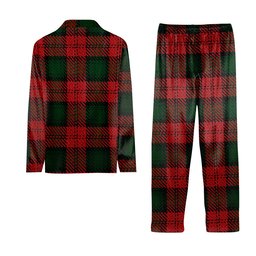 ScotsTee Shop Scottish Lindsay 2 Tartan Pajama Satin Velvet Flannel Pajama Set