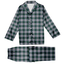 ScotsTee Shop Scottish Lindsay Dress Tartan Pajama Satin Velvet Flannel Pajama Set