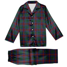 ScotsTee Shop Scottish Jardine Dress Tartan Pajama Satin Velvet Flannel Pajama Set