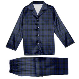 ScotsTee Shop Scottish Hope-Weir Weir 1 Tartan Pajama Satin Velvet Flannel Pajama Set