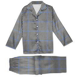 ScotsTee Shop Scottish Haig Modern Tartan Pajama Satin Velvet Flannel Pajama Set