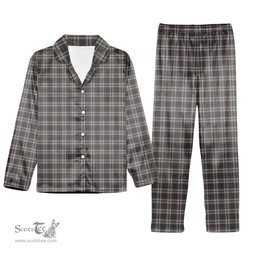 ScotsTee Shop Scottish Harris Mist Tartan Pajama Satin Velvet Flannel Pajama Set