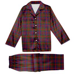 ScotsTee Shop Scottish Gow Tartan Pajama Satin Velvet Flannel Pajama Set