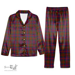 ScotsTee Shop Scottish Gow Tartan Pajama Satin Velvet Flannel Pajama Set