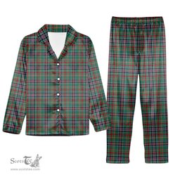 ScotsTee Shop Scottish Hunter Old Ancient Tartan Pajama Satin Velvet Flannel Pajama Set