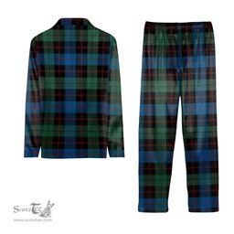 ScotsTee Shop Scottish Guthrie Tartan Pajama Satin Velvet Flannel Pajama Set